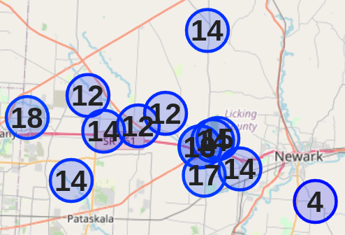 Live air quality map preview